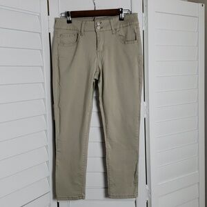 So distressed khakis